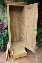 💕 Very Old! Pine Tall Slim Cupboard-Linen/Larder/Housekeeping/Wardrobe 💕