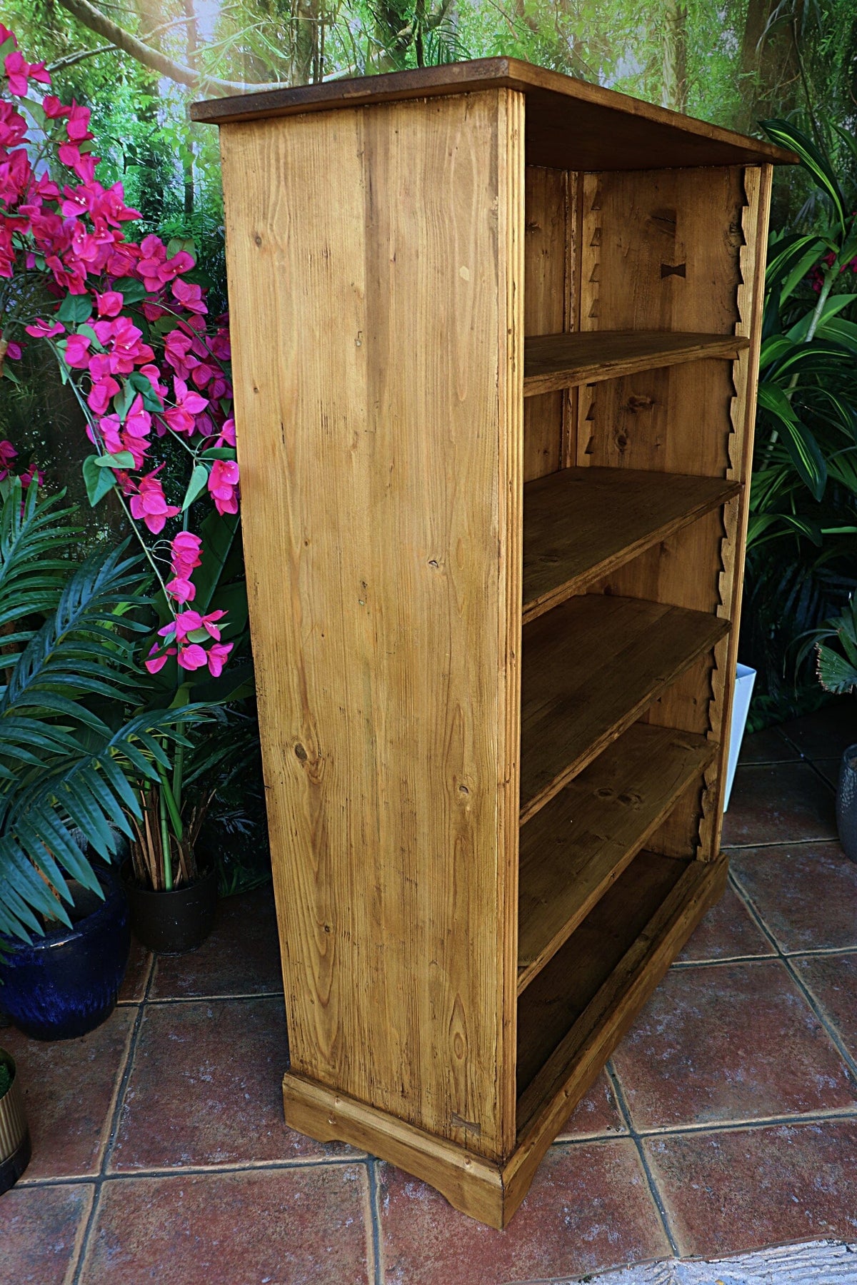 💖 WOW! Old Pine Adjustable Shelves/ Bookshelf/ Office Storage 💖