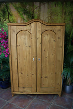 😍 Gorgeous! Old Pine Wardrobe/ Cupboard-Linen/ Larder/ Food/ Home Office 😍