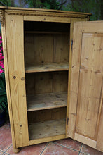 💕 Amazing! Georgian! Old Pine Cupboard-Linen/ Larder/ Food/ Home Office 💕