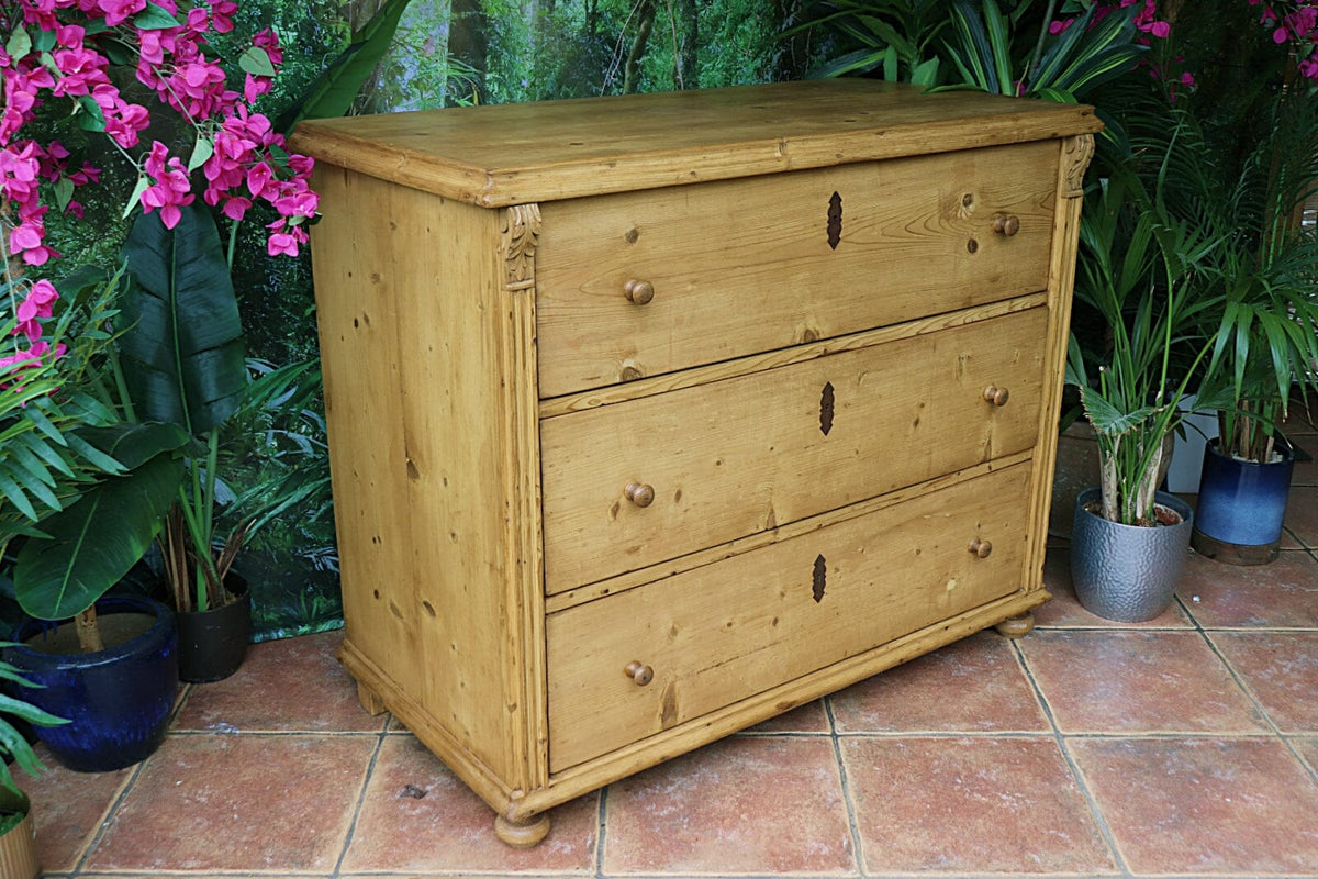 💖 HUGE!! Old Victorian Pine Chest Drawers/ Sideboard/ Kitchen/ TV Stand 💖