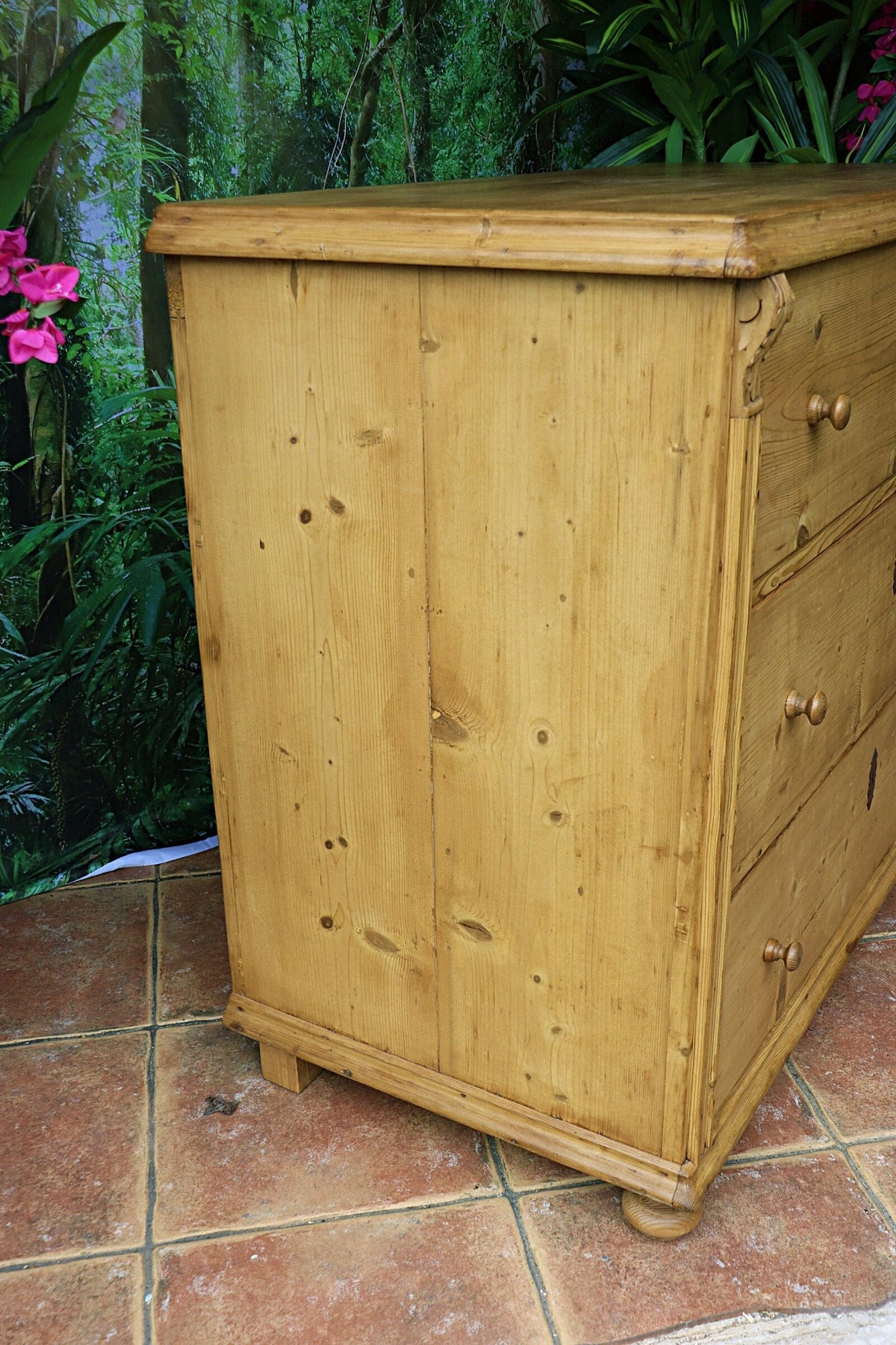 💖 HUGE!! Old Victorian Pine Chest Drawers/ Sideboard/ Kitchen/ TV Stand 💖