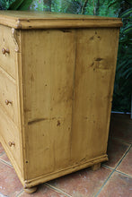 💖 HUGE!! Old Victorian Pine Chest Drawers/ Sideboard/ Kitchen/ TV Stand 💖