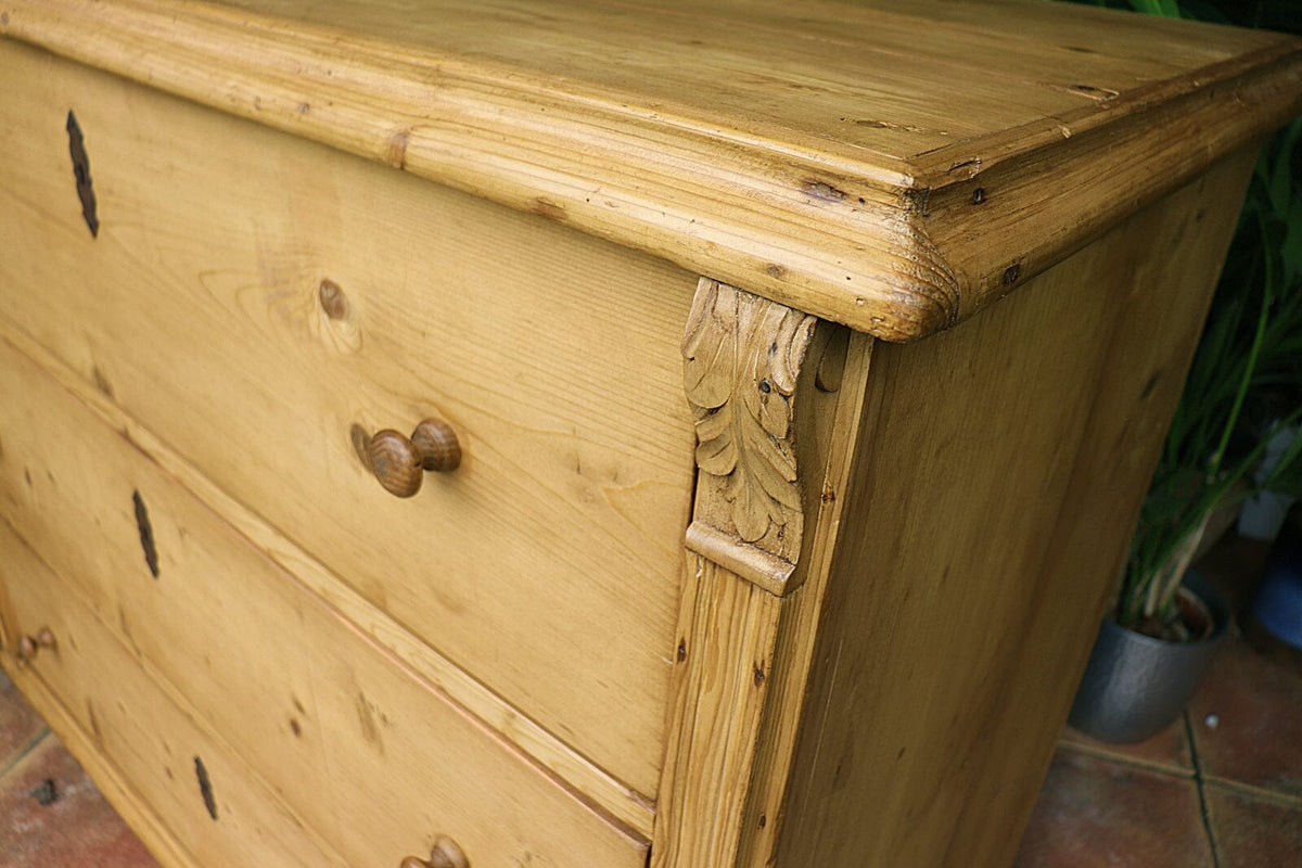 💖 HUGE!! Old Victorian Pine Chest Drawers/ Sideboard/ Kitchen/ TV Stand 💖