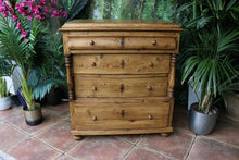🤩 OMG! Quality! Very Unusual Victorian Old Pine Chest Drawers/ Sideboard 🤩