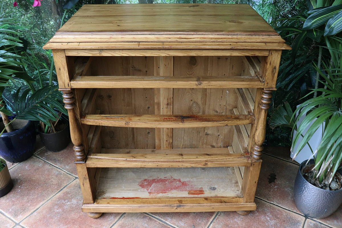 🤩 OMG! Quality! Very Unusual Victorian Old Pine Chest Drawers/ Sideboard 🤩
