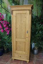 🥰 Fab! Old Pine Tall Cupboard/ Linen/ Larder/ Food/ Wardrobe 🥰