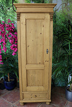 🥰 Fab! Old Pine Tall Cupboard/ Linen/ Larder/ Food/ Wardrobe 🥰
