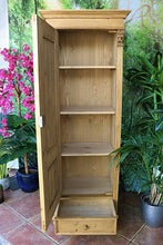 🥰 Fab! Old Pine Tall Cupboard/ Linen/ Larder/ Food/ Wardrobe 🥰