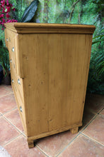 🩷 BIG!! Old Victorian Pine Chest Drawers/ Sideboard/ Kitchen/ TV Stand 🩷