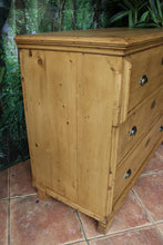 🩷 BIG!! Old Victorian Pine Chest Drawers/ Sideboard/ Kitchen/ TV Stand 🩷