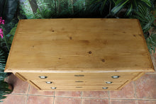🩷 BIG!! Old Victorian Pine Chest Drawers/ Sideboard/ Kitchen/ TV Stand 🩷