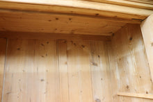 😍 Stunning! Old Pine Wardrobe/Shelved Cupboard-Linen/ Larder/ Food/ Office 😍