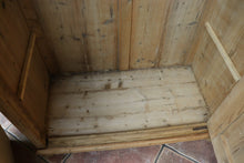 😍 Stunning! Old Pine Wardrobe/Shelved Cupboard-Linen/ Larder/ Food/ Office 😍