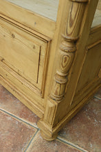 💕 Stunning! Old Antique Victorian Glazed Pine Display Cupboard/ Cabinet 💕