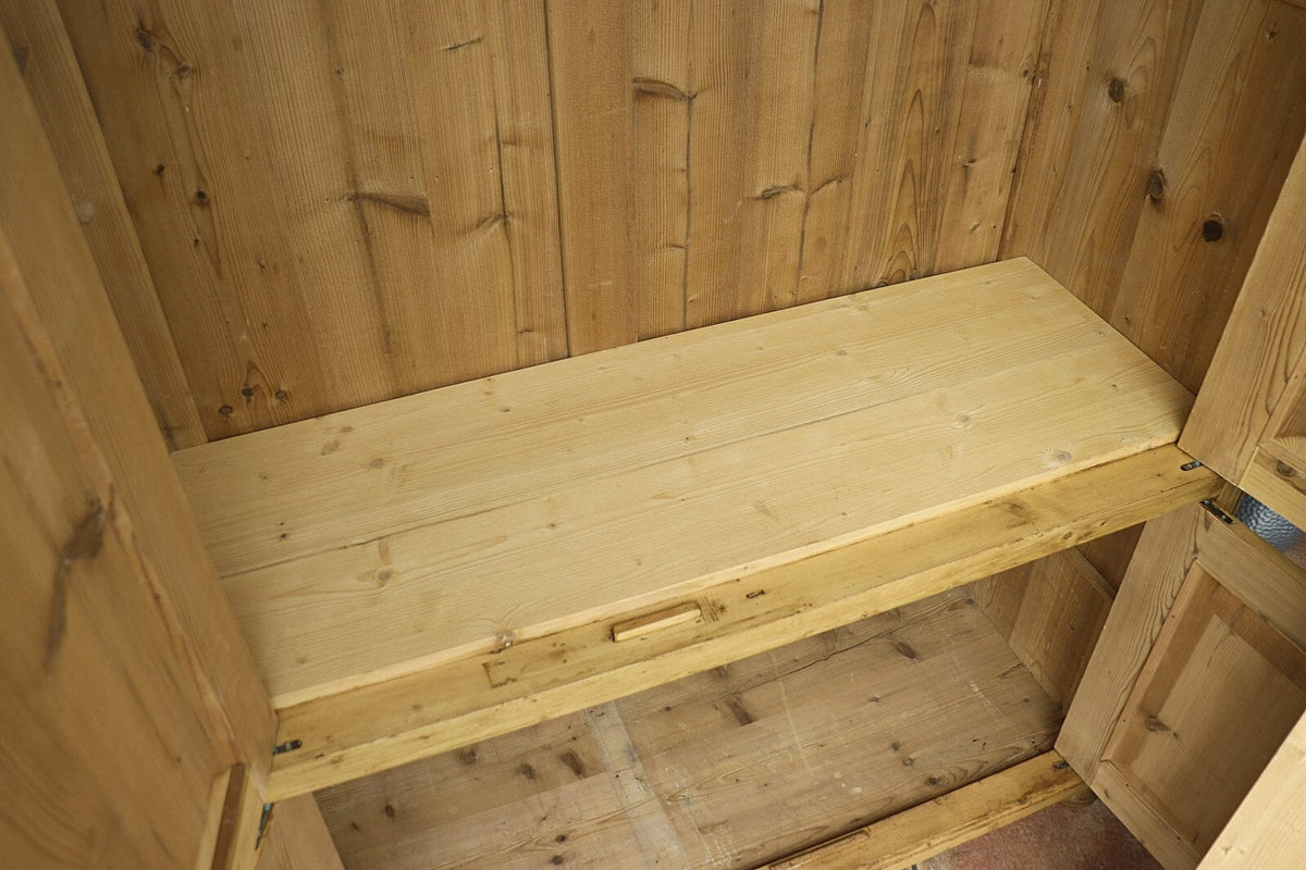 💖 WOW! BIG! Old Pine 4 Door Cupboard-Linen/ Larder/ Food/ TV Cabinet/ Office 💖