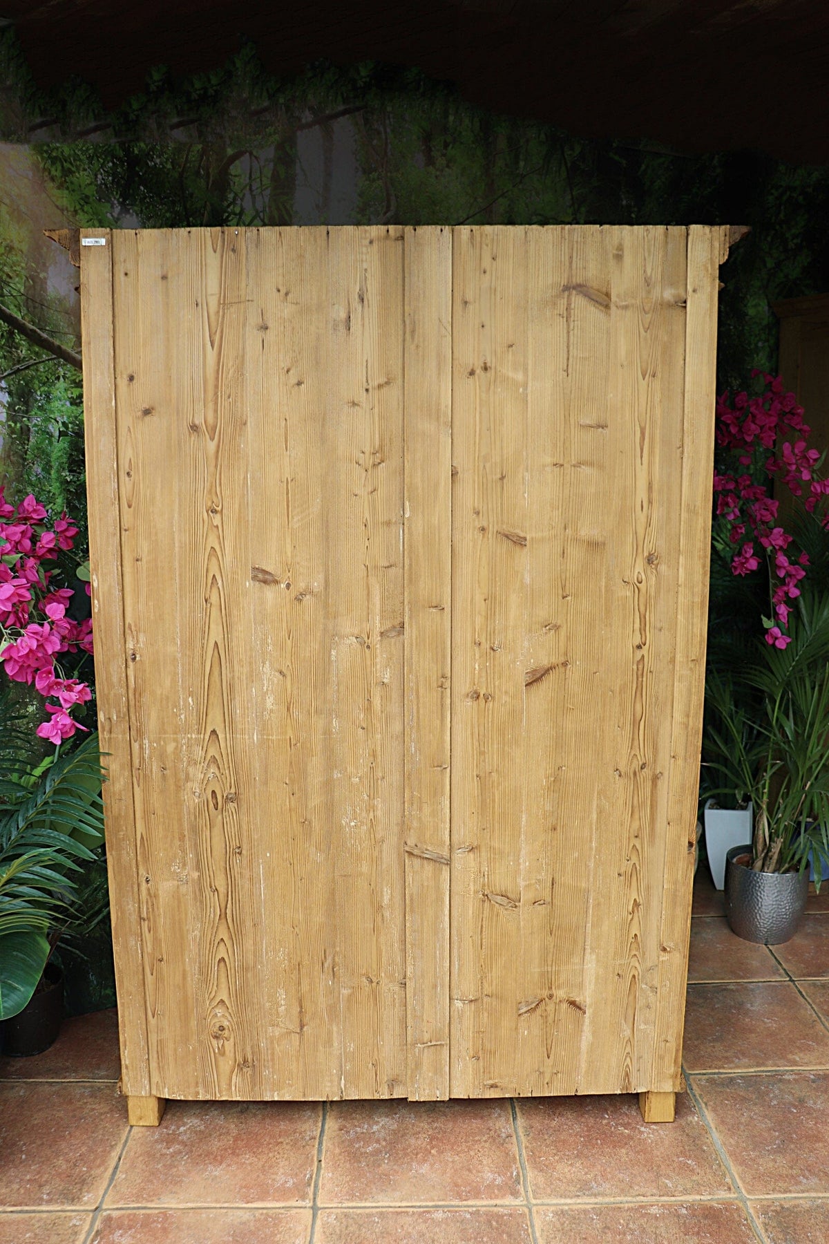 💖 WOW! BIG! Old Pine 4 Door Cupboard-Linen/ Larder/ Food/ TV Cabinet/ Office 💖