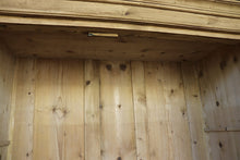🩷 Lovely! Old Pine Four Door Cupboard-Linen/ Larder/ TV Cabinet/ Office 🩷