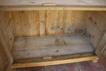 🩷 Lovely! Old Pine Four Door Cupboard-Linen/ Larder/ TV Cabinet/ Office 🩷