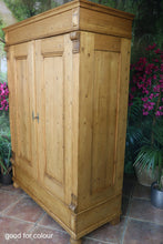 🥰 Beautiful! Quality! Old Victorian Pine Double Knock Down Wardrobe 🥰