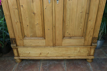 🥰 Beautiful! Quality! Old Victorian Pine Double Knock Down Wardrobe 🥰