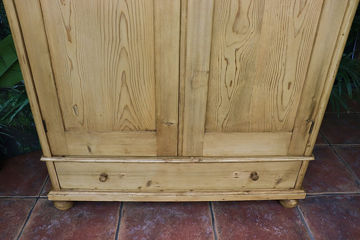 💕 Fabulous! Old  Pine Double Knock Down/ Sectional Wardrobe - Rail Options 💕