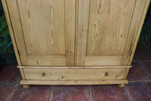 💕 Fabulous! Old  Pine Double Knock Down/ Sectional Wardrobe - Rail Options 💕