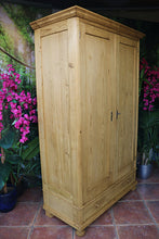 💕 Fabulous! Old  Pine Double Knock Down/ Sectional Wardrobe - Rail Options 💕