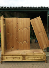 🤩 OMG! Big! Rare! Quality! Very Old (Georgian) Pine Double Knock Down Wardrobe 🤩