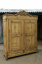🤩 OMG! Big! Rare! Quality! Very Old (Georgian) Pine Double Knock Down Wardrobe 🤩