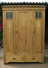 😍 Lovely & Quality Old Pine Triple Knock Down Combination Wardrobe 😍
