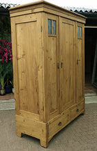 😍 Lovely & Quality Old Pine Triple Knock Down Combination Wardrobe 😍