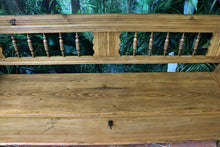 😍 Gorgeous! Genuine Old Pine Victorian Hungarian Box Bench Seat/ Pew 😍