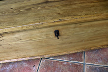 😍 Gorgeous! Genuine Old Pine Victorian Hungarian Box Bench Seat/ Pew 😍