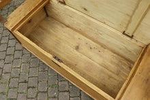 ❤️ WOW! Huge! Genuine Old Pine Hungarian Box Bench Seat/ Pew ❤️