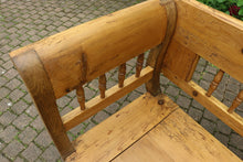 ❤️ WOW! Huge! Genuine Old Pine Hungarian Box Bench Seat/ Pew ❤️