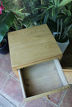 ❤️ Unusual & Slim Single Old Antique Pine Bedside Cabinet/Cupboard/Lamp Table ❤️
