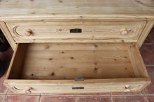 🥰 Big! Old Antique Victorian Pine Chest 4 Drawers/ Sideboard - wax or be painted 🥰