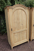 😍 Pair! Old Antique Victorian Pine Cupboards/ Linen/ Larder/ Home Office 😍