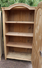 😍 Pair! Old Antique Victorian Pine Cupboards/ Linen/ Larder/ Home Office 😍