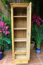 💖 Very Old! Pine Tall Slim Cupboard-Linen/ Larder/ Housekeeping/ Wardrobe 💖