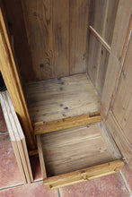💖 Very Old! Pine Tall Slim Cupboard-Linen/ Larder/ Housekeeping/ Wardrobe 💖
