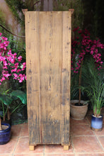 💖 Very Old! Pine Tall Slim Cupboard-Linen/ Larder/ Housekeeping/ Wardrobe 💖