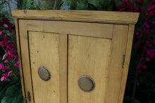 🩷 Superb! Old Antique Pine Vented Cupboard-Linen/ Larder/ Office/ Bathroom 🩷