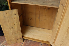 🩷 Superb! Old Antique Pine Vented Cupboard-Linen/ Larder/ Office/ Bathroom 🩷