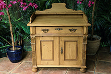 💕 Lovely Quality Old Antique Victorian Gallery Top Sideboard/ Cupboard/ TV Stand 💕