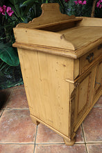 💕 Lovely Quality Old Antique Victorian Gallery Top Sideboard/ Cupboard/ TV Stand 💕