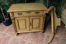 💕 Lovely Quality Old Antique Victorian Gallery Top Sideboard/ Cupboard/ TV Stand 💕