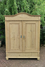 ❤️ Quality! Big Old Antique Pine Double Knock Down Wardrobe - Wax/ be Painted ❤️