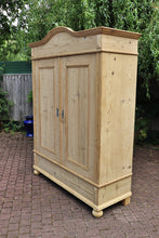 ❤️ Quality! Big Old Antique Pine Double Knock Down Wardrobe - Wax/ be Painted ❤️